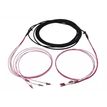 SYNERGY21 S217051V2 20m LC/LC OM4 50/125µm 4 pluoštų magistralinis kabelis, be halogenų, ritėje