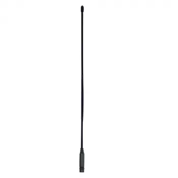Midland Albrecht Hyflex CL27 TNC lanksti strypinė antena, 54 cm, 26.965-27.405 MHz TX, 25-500 MHz RX, 50 omų, 10 W, juoda 6578