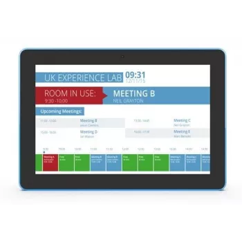 ALLNET MeetTwo-101B 10,1 colio susitikimų kambario planšetinis kompiuteris su RGB LED, RK3576, Android 16, NFC/RFID, juodas