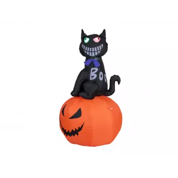 EUROPALMS Halloween pripučiama figūra katė su moliūgu, 183cm 83316152