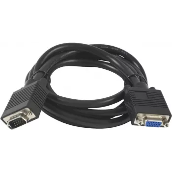 SYNERGY21 S215297 VGA prailginimo kabelis, 1,8 m, vyriškas į moterišką, juodas