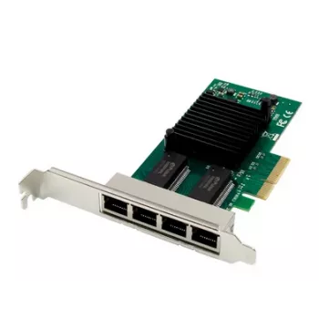 ALLNET PCIe 1G x4 keturių prievadų serverio tinklo adapteris - Vario RJ45 - Intel I350 (ALL0136v2-4-GB-TX/I350T4)