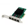 ALLNET PCIe 1G x4 keturių prievadų serverio tinklo adapteris - Vario RJ45 - Intel I350 (ALL0136v2-4-GB-TX/I350T4)