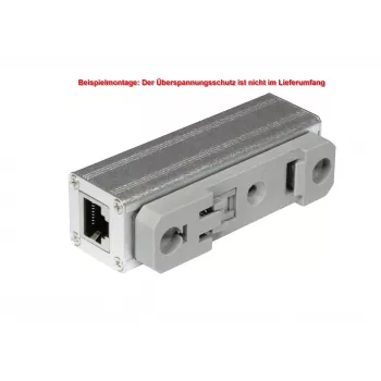ALLNET Cat.6 Ethernet apsaugos nuo viršįtampių modulis su DIN bėgio laikikliu ALL95100 (ALL95100-DinRail-Clamp)