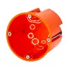 f-tronic HW Cavity Wall Device Box E117, Ø 68 mm, gylis 61 mm, be halogenų, oranžinė 7350165