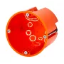 f-tronic HW Cavity Wall Device Box E117, Ø 68 mm, gylis 61 mm, be halogenų, oranžinė 7350165