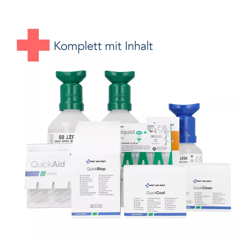 First Aid Only Quick+ Safe DIN EN 15154-4 mėlyna pirmosios pagalbos vaistinėlė (P-44027 00)