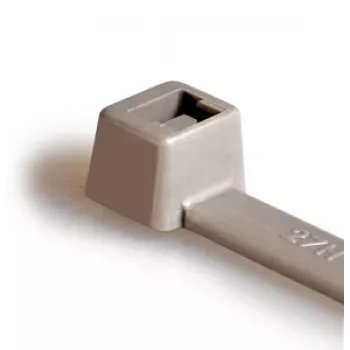 HellermannTyton T80R kabelių raištis, poliamidas 6.6, pilkas, 360 mm x 4,6 mm, 100 vienetų (116-08018)