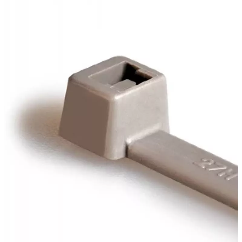 HellermannTyton T80R kabelių raištis, poliamidas 6.6, pilkas, 360 mm x 4,6 mm, 100 vienetų (116-08018)