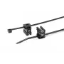 HellermannTyton T30REC4A-PA66HS/PA66HIRHS-BK juodas karščiui atsparus ir smūgiams atsparus kabelių raištis 150x3.5mm, 500 vnt. pakuotė 150-76090