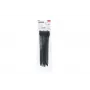 HellermannTyton SOFTFIX® atsegamas plastikinis raištis 260 mm x 11 mm, juodas, 8 vnt. 115-11270