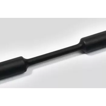 HellermannTyton HelaShrink 319 termiškai susitraukiantis vamzdelis 2:1, 1,2 mm tiekiamas skersmuo, juodas, 1 m ilgio, 10 vienetų (319-01200)