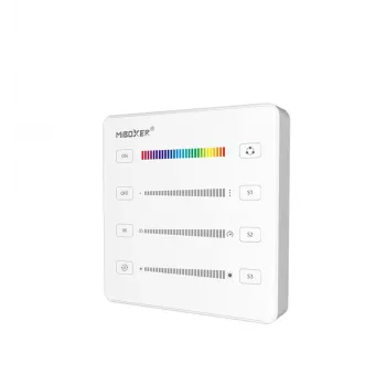 Miboxer Pixel LED išmanusis skydelio valdiklis RGB/RGBW/RGB+CCT (B6, baltas)