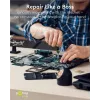 GOOBAY TOOLS 77840 tikslusis atsuktuvų rinkinys su 35 antgaliais, S2 plieno, aliuminio rankena, elektronikai