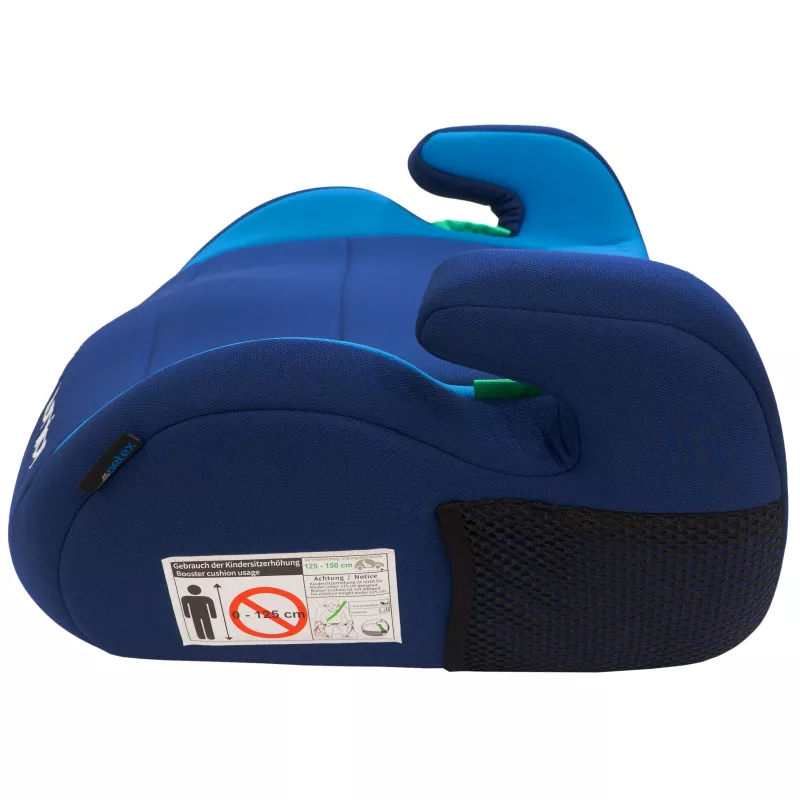 Petex Max 302 vaikiška pagalbinė sėdynė (booster) mėlyna ECE R129 i-Size 125-150 cm 19-36 kg
