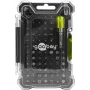 Goobay Tools 72 dalių antgalių rinkinys su magnetiniu greito keitimo antgalių laikikliu, S2 plieno antgaliai, 1/4 inch šešiakampė pavara, plokštieji, Phillips, Pozidriv, Torx, apsauginiai Torx, šešiakampiai, apsauginiai šešiakampiai, kvadratiniai, spanner, Tr