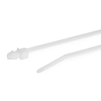 HellermannTyton T30RSF baltas kabelių raištis, 158 mm x 3,6 mm, 500 vnt. paketas 126-00330