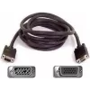 SYNERGY21 S215246 VGA lyties keitiklio adapteris, vyriškas į moterišką, auksuoti kontaktai, juodas