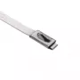 HellermannTyton MBT27S-316-SS-NA-C1 nerūdijančio plieno kabelių raištis, 681 mm x 4,6 mm, rutulinė spyna, sidabrinis 111-93279