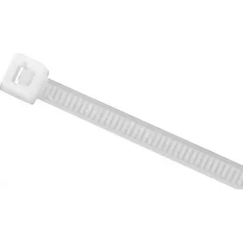HellermannTyton UB1-N66-NA-M2 standartinis kabelių raištis, vidinis dantukas, 98 mm x 2,5 mm, permatomas, 1000 vnt. 138-01989