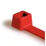 HellermannTyton T80L-N66-RD-C1 standartinis kabelių raištis, vidinis dantukas, 390 mm x 4,6 mm, raudonas, 100 vienetų 116-05412