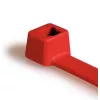 HellermannTyton T80L-N66-RD-C1 standartinis kabelių raištis, vidinis dantukas, 390 mm x 4,6 mm, raudonas, 100 vienetų 116-05412