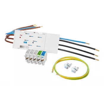 f-tronic paskirstymo gnybtų blokas 63A 16mm² BKE-I16 su jungimo spaustukais 7110603
