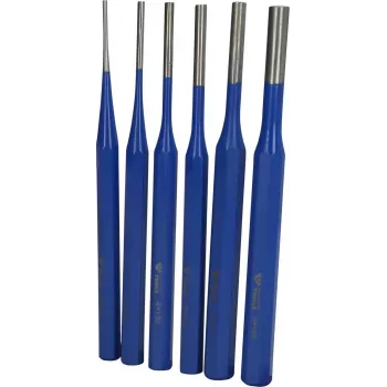 Brilliant Tools BT085006 kaiščių išmušimo kaltų rinkinys, 6 dalių, 3-10 mm, chromo vanadžio plienas