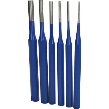 Brilliant Tools BT085006 kaiščių išmušimo kaltų rinkinys, 6 dalių, 3-10 mm, chromo vanadžio plienas