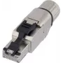 LAPP ED-IE-AXS-6A-A-20-FD-FC Cat.6A RJ45 lauko montavimo kištukas, ekranuotas, be įrankių IDC, cinko lydinio, 10 vnt. 21700654