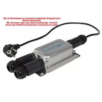 ALLNET lauko PoE injektorius IP67 IEEE 802.3bt 60W metaliniame korpuse ALL-PI2013Ov2BT60