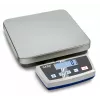 KERN DE 6K1D precizinės platforminės svarstyklės, 6 kg talpa, 1 g/2 g skiriamoji geba, maitinamos baterijomis arba elektros tinklu