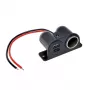 IWH 12/24V transporto priemonės maitinimo lizdas su 2 USB prievadais, bendra 4.2A išėjimo galia (019010)