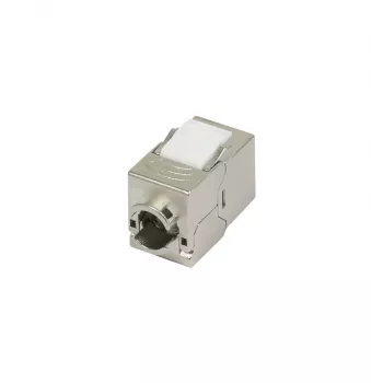 SYNERGY21 S216338V2 CAT6A ekranuotas Keystone modulis, be įrankių, slim-line, RJ45, 500 MHz
