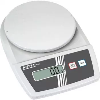 KERN EMB 1200-1 Precizinis laiškų svarstyklių rinkinys, 1,2 kg x 0,1 g, maitinamos baterijomis ir elektros tinklu