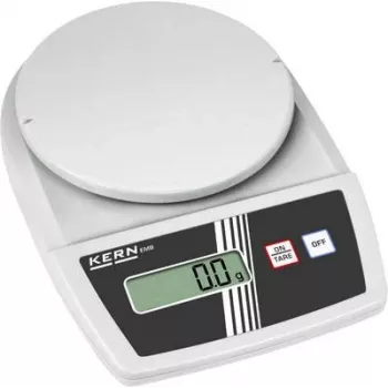 KERN EMB 3000-1 precizinės pašto svarstyklės, 3 kg talpa, 0,1 g skiriamoji geba, sidabrinės