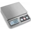 KERN FOB 5K1S skaitmeninės pašto svarstyklės, 5 kg talpa, 1 g skyra, sidabrinės