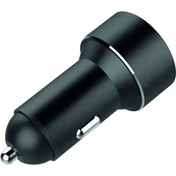 IWH dvigubas USB automobilinis įkroviklis su įtampos ekranu 4.8A (019062)