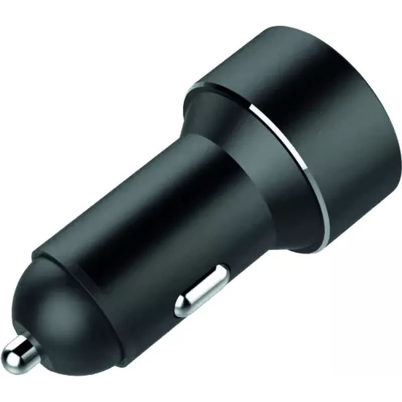 IWH dvigubas USB automobilinis įkroviklis su įtampos ekranu 4.8A (019062)