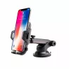 IWH 019262 universalus išmaniojo telefono laikiklis automobiliui su prisiurbimo taurele ir lanksčiu gooseneck kaklu