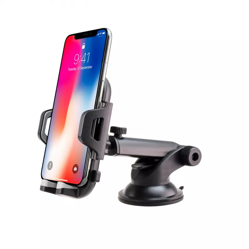 IWH 019262 universalus išmaniojo telefono laikiklis automobiliui su prisiurbimo taurele ir lanksčiu gooseneck kaklu