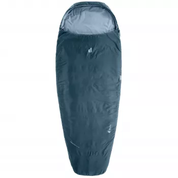 Deuter Dreamlite EL 15C/59F sintetinis miegmaišis, užtrauktukas kairėje, 50D perdirbto poliesterio ripstop, 800 g, nautic-breeze