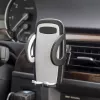 IWH 019260 360° pasukamas automobilinis telefono laikiklis 53–95 mm išmaniesiems telefonams, juodas