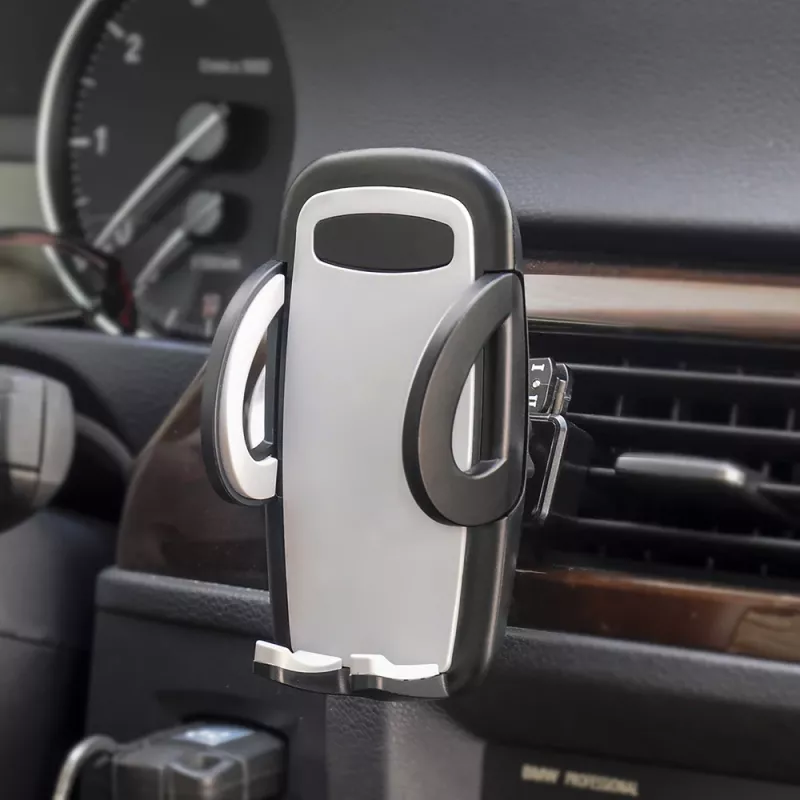 IWH 019260 360° pasukamas automobilinis telefono laikiklis 53–95 mm išmaniesiems telefonams, juodas