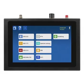 Megasat HD 7 Combo V2 palydovinės signalo matuoklis DVB-S/S2/T/T2/C DAB/DAB+ USB DiSEqC 1 (2600024)