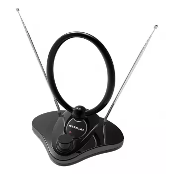 MEGASAT DVBT30V2 aktyvioji vidinė antena 28dB DVB-T2 DAB+ su LTE filtru 200218