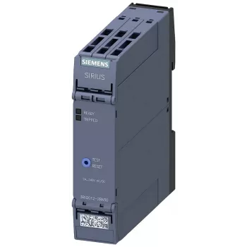 Siemens SIRIUS 3RN2 termistorių variklio apsaugos relė 3RN2012-2BW30, 24 V AC/DC, 1 jutiklio grandinė, 1NO+1NC, varžtiniai gnybtai, DIN bėgelis