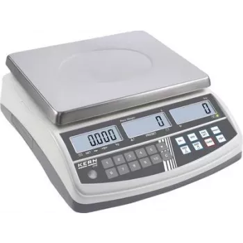KERN CPB 6K0.1N skaičiuojančios svarstyklės, 6 kg talpa, 0,1 g skiriamoji geba, įkraunamas akumuliatorius
