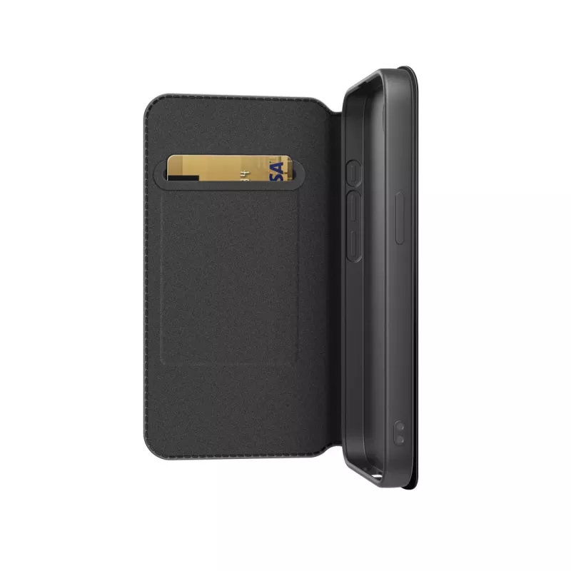 Black Rock Booklet Slim Folio dėklas Apple iPhone 16e/17e, juodas 00229688