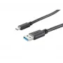 EXERTIS CONNECT USB 3.1 Type-C į USB 3.0 Type-A kabelis, 1,8 m, juodas 39910223